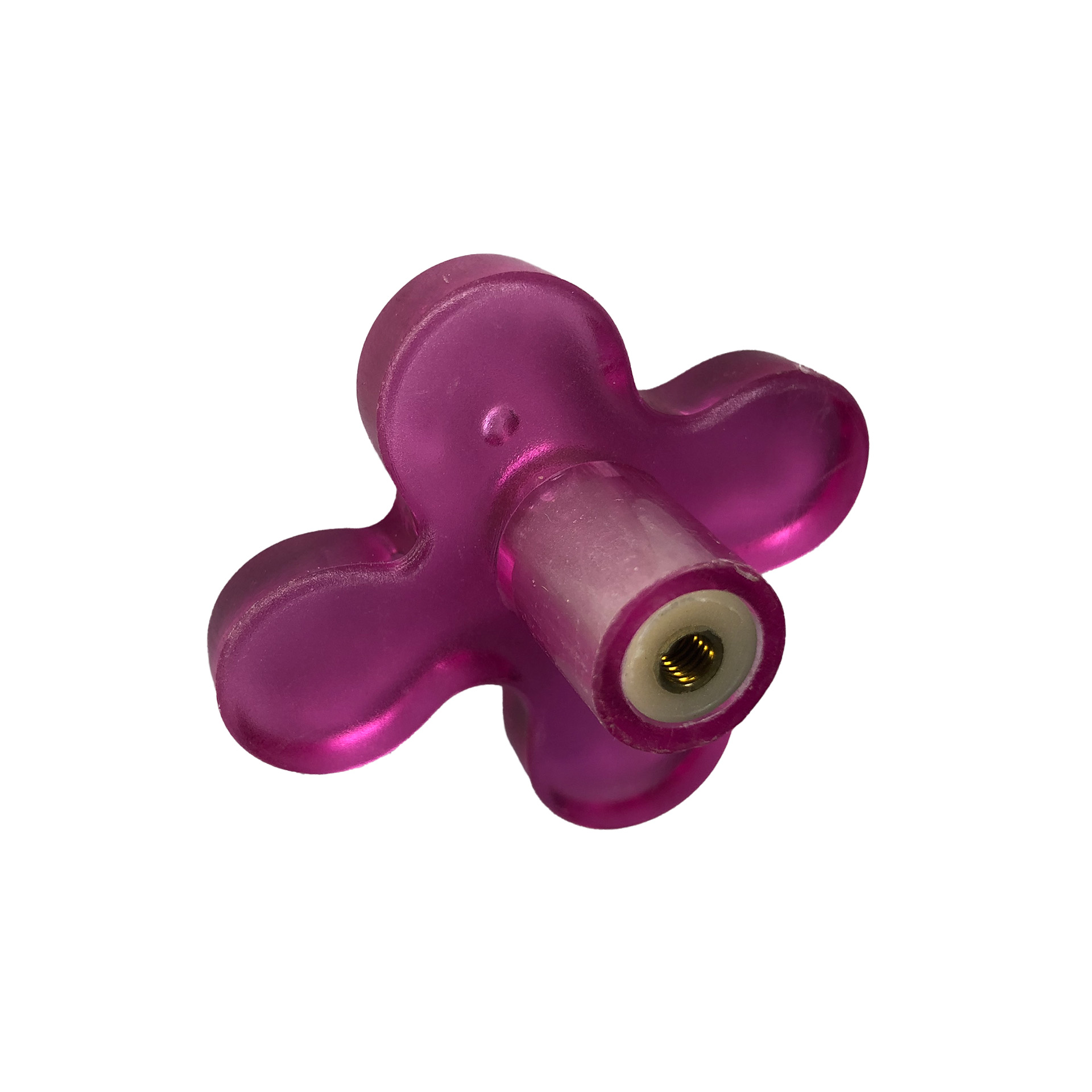 دستگیره کابینت کودک مدل گل بنفش