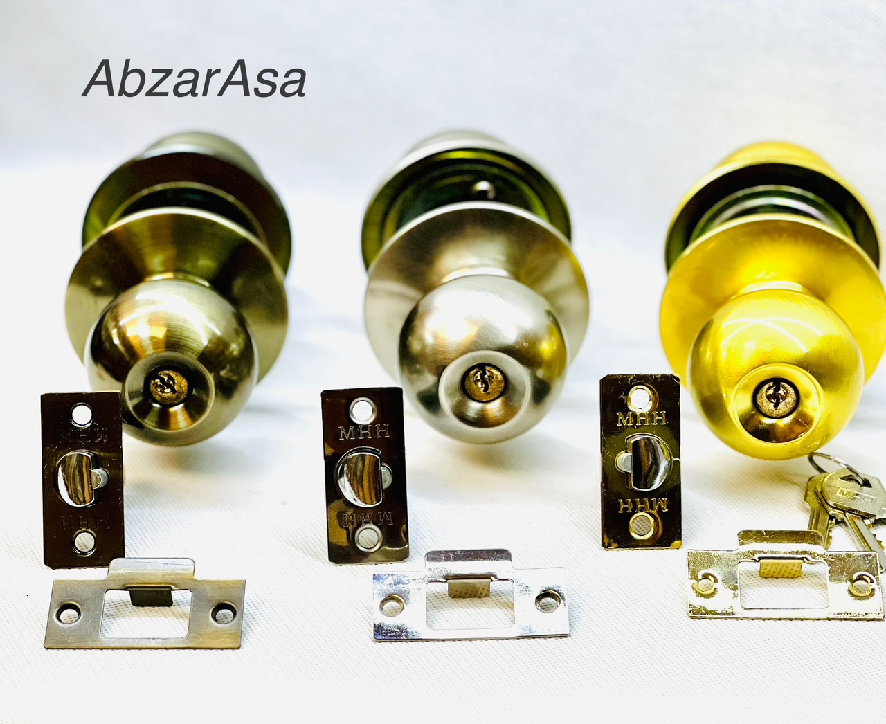 دستگیره هتلی گرد کلید دار