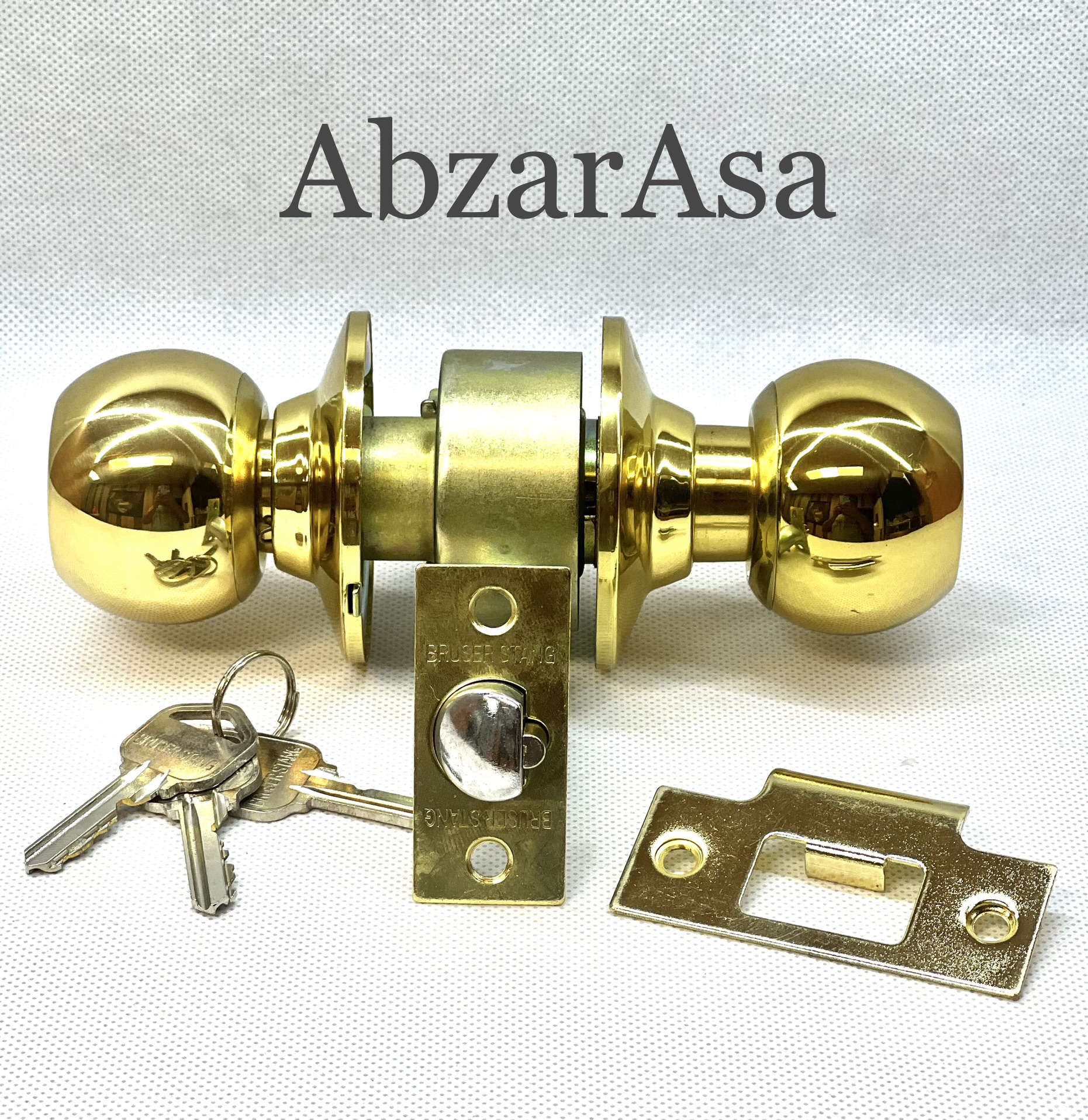 دستگیره گرد هتلی طلایی