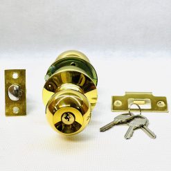 دستگیره گرد هتلی طلایی