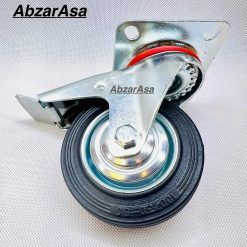 چرخ ترمزدار گردان سایز 12/5