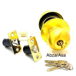 دستگیره گرد هتلی طلایی