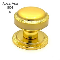 دستگیره درب ورودی تک پیچ طلایی